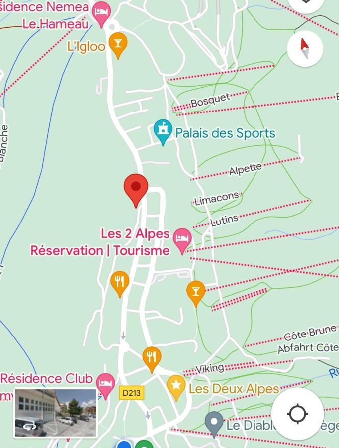L'Ourson Leilighet Les Deux Alpes Eksteriør bilde